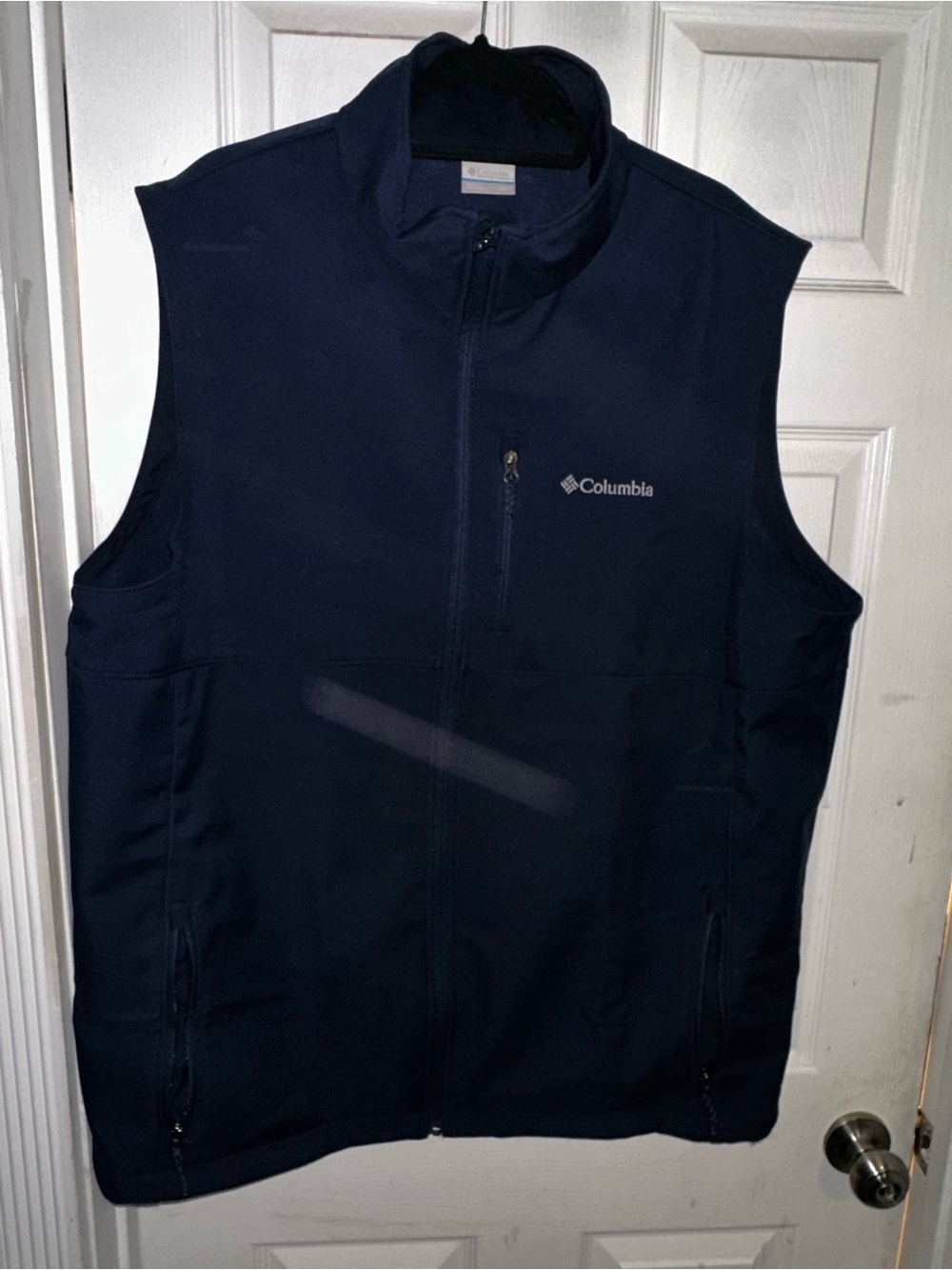 Columbia Men’s Dark Blue Softshell Vest 2XT